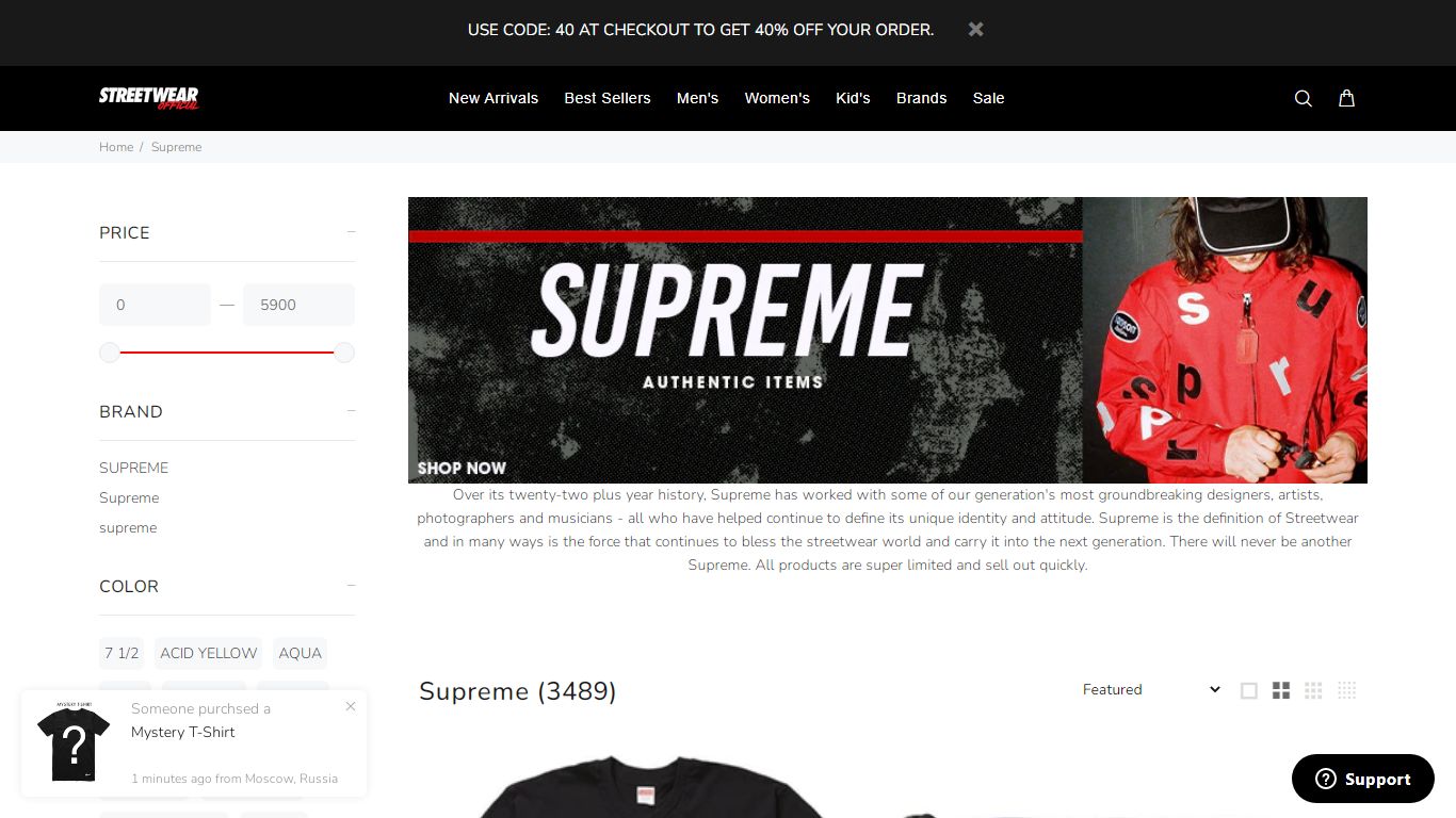 Supreme – Streetwear Official