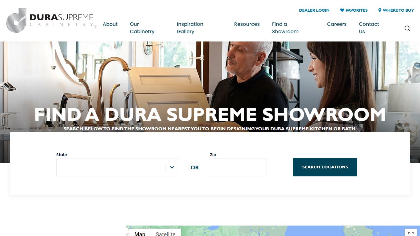 Find a Dura Supreme Showroom - Dura Supreme Cabinetry